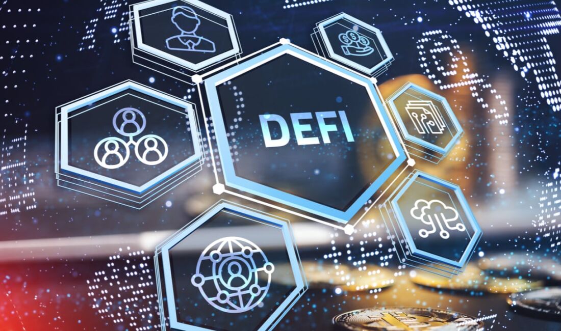 DeFi Nedir? 10 Başlıkta Merkeziyetsiz Finans Merkeziyetsiz finans (DeFi), Blockchain tabanlı protokollerle çalışan ve merkezi aracılara