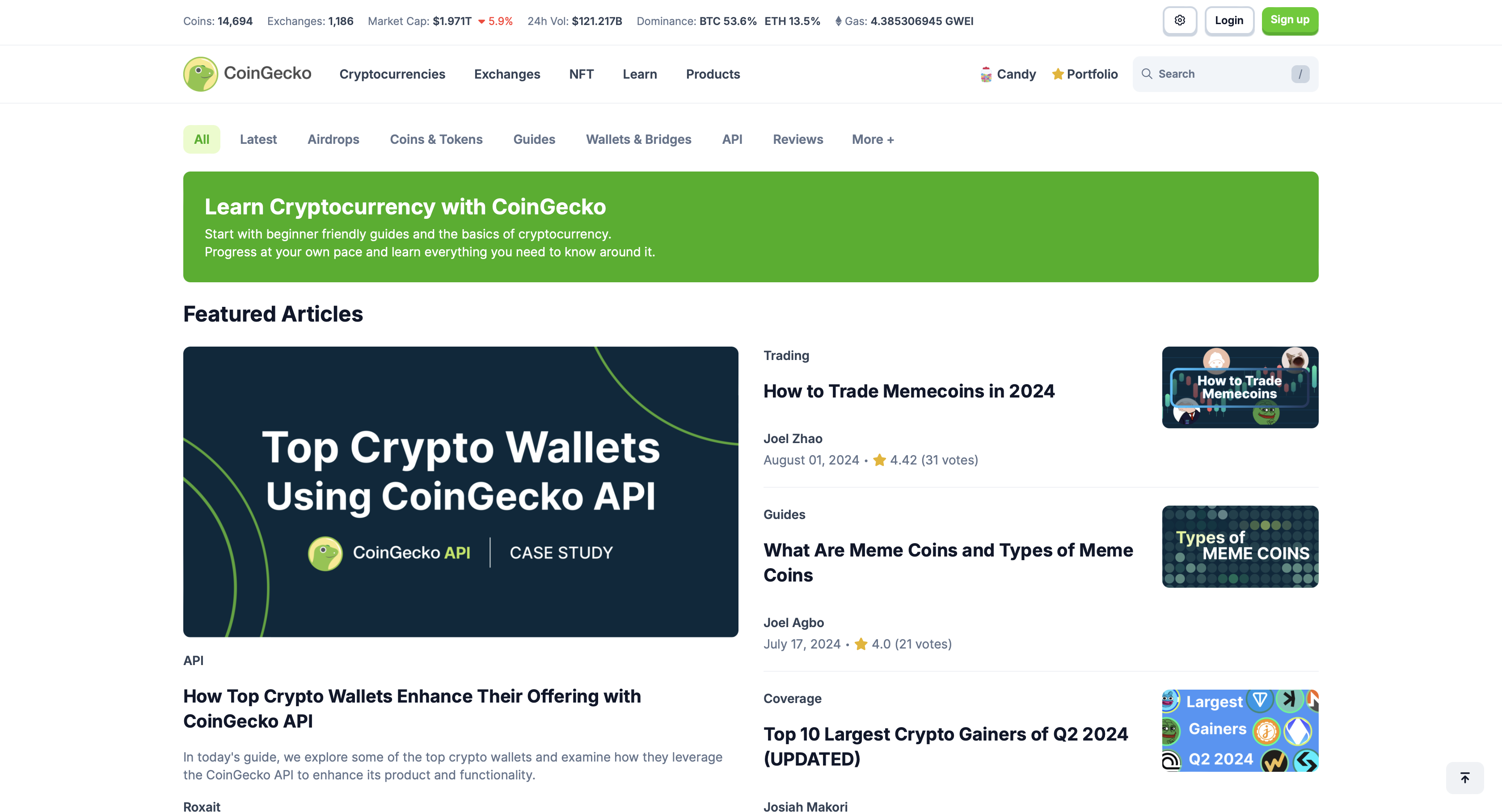 CoinGecko Nedir, Nasıl Kullanılır? 11 Başlıkta Popüler Kripto Veri Toplayıcısı - 5
