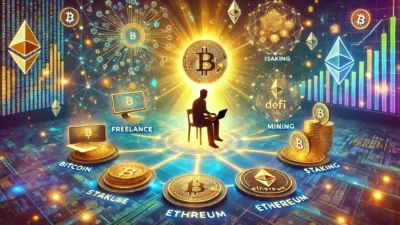 Kripto para kazanma birçok farklı yöntemle gelir elde edilebilecek bir