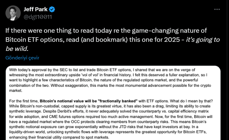 Spot Bitcoin ETF Opsiyonlarının Onayı Sonrası BTC Rallisi Bekleniyor - 1