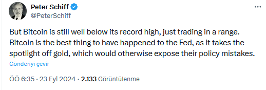 Peter Schiff Acı Konuştu: Bitcoin, Fed’in Hatalarını Gizleme Aracı Oldu - 1