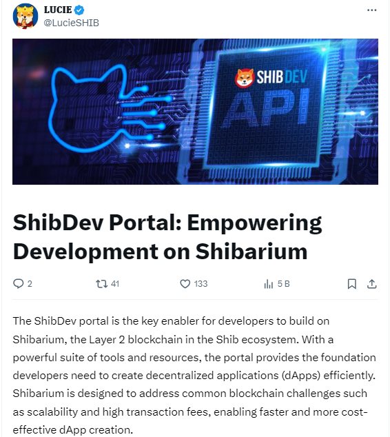 Shiba Inu’da Yeni Gelişme! Yeni Portal Önemli Fırsatlar Sunacak - 1