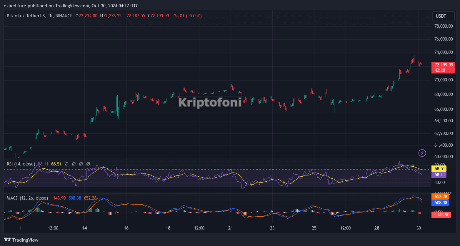 Bitcoin Yeni Zirveye Doğru Hamle Yaptı! Eli Kulağında