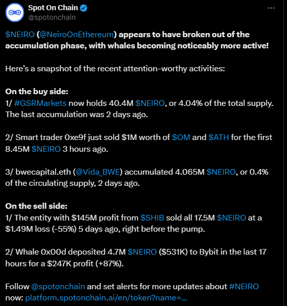 Türk Yatırımcının Peşinde Olduğu Memecoin’de Balina Hareketliliği!   - 1