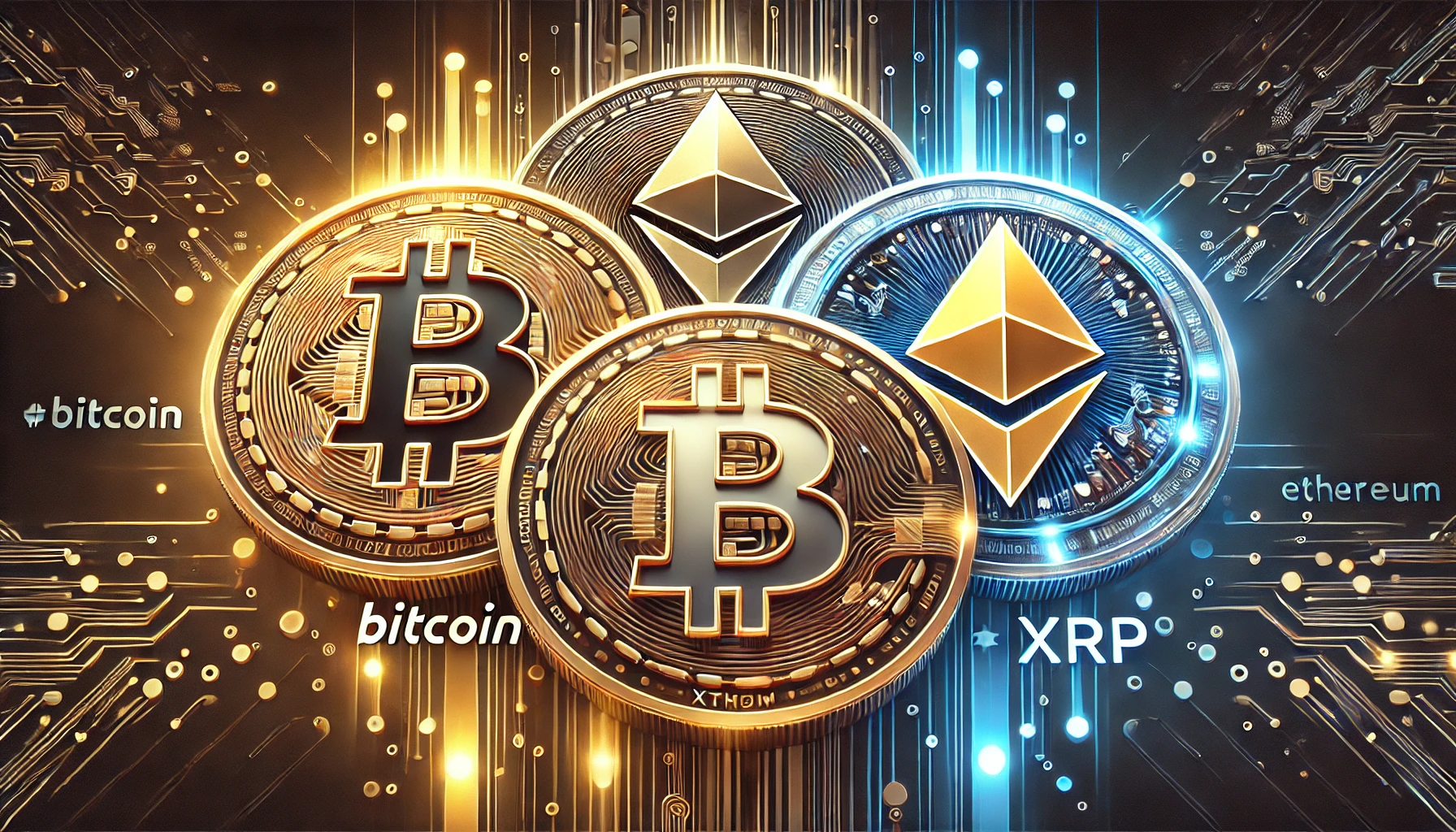 Bitcoin, ethereum, xrp