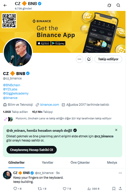 CZ Profilinde Değişiklik Yaptı