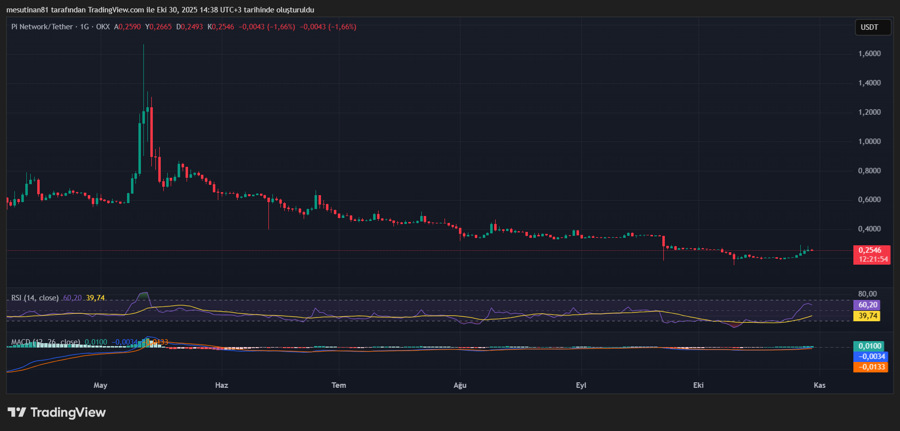 Pi Coin Fiyat Grafiği