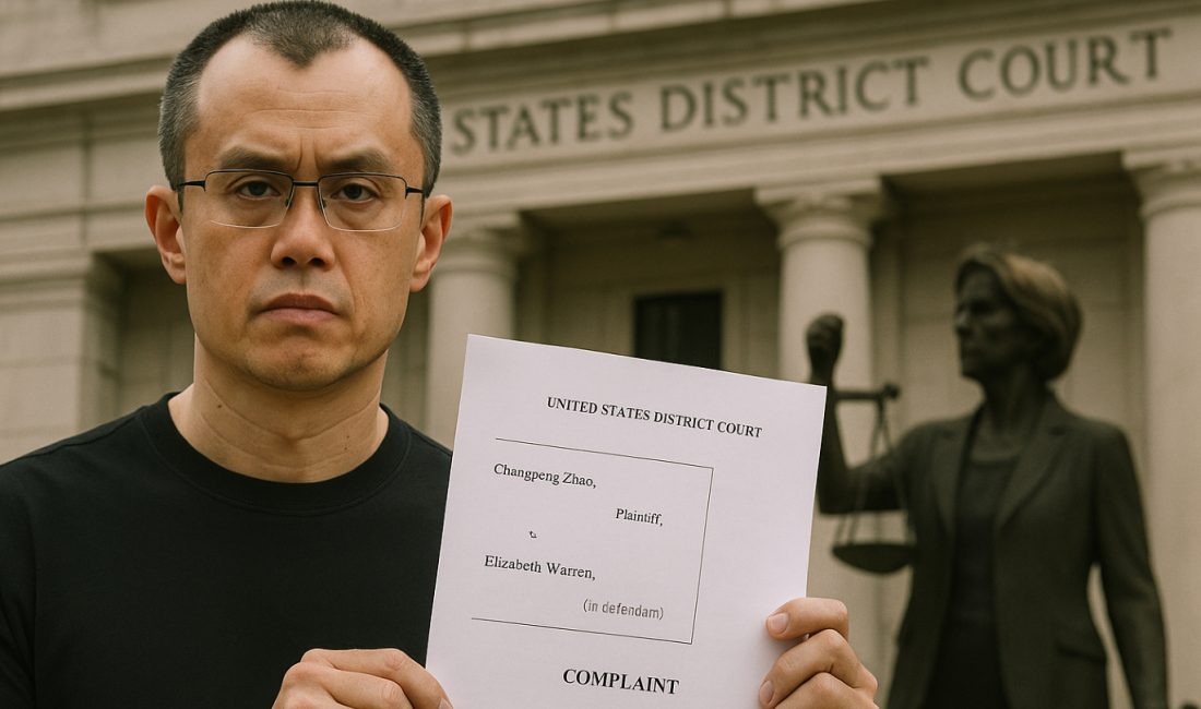 Binance’in kurucusu Changpeng Zhao, Senatör Elizabeth Warren'a iftira davası açacağını