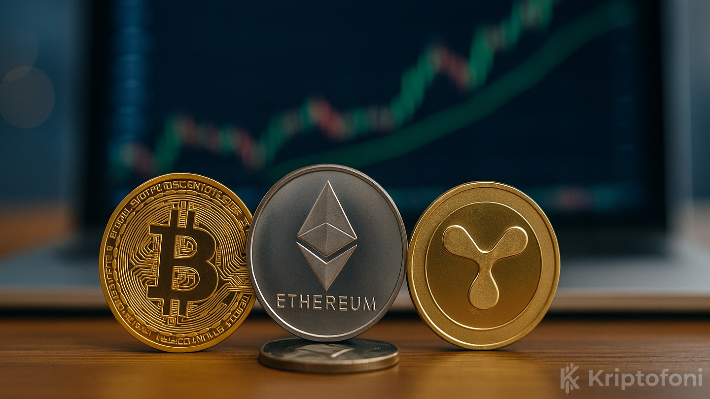 Bitcoin, Ethereum ve XRP
