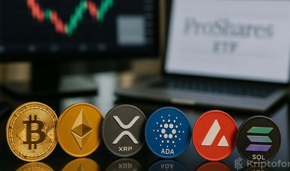 Bitcoin, Ethereum, XRP, ADA, AVAX ve Solana’da Yeni Gelişme: ProShares Detayı ProShares, CoinDesk 20 endeksini izleyen kripto para ETF’i için SEC’e