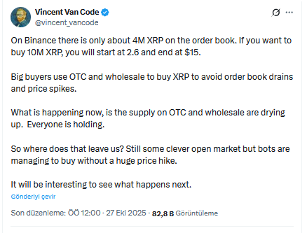 Yazılım Mühendisinin XRP Paylaşımı