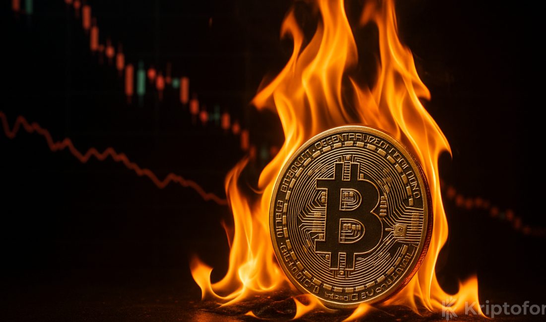 Kripto para piyasasında büyük bir panik havası oluştu. BTC fiyatı