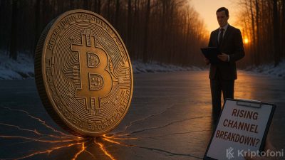 Bitcoin’in son düzeltmesi 2022 çöküşünün başlangıcını haber veren yükselen kanal