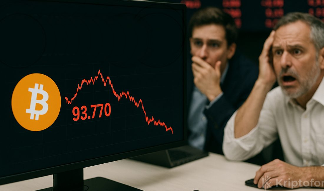 Bitcoin 93.770 Dolardan Döndü: Piyasada Yine Korku Hakim Bitcoin fiyatı akşam saatlerinde 93.770 dolara kadar geriledi. Kripto para