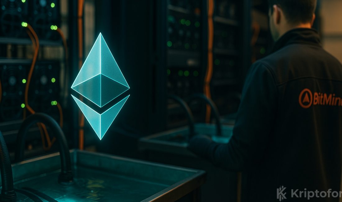 BitMine Ethereum Hazinesi Hedefinde Yarıyı Geçti: Rakam Kaç ETH Oldu? BitMine, kripto para ve nakit toplamını 13,2 milyar dolar, ETH