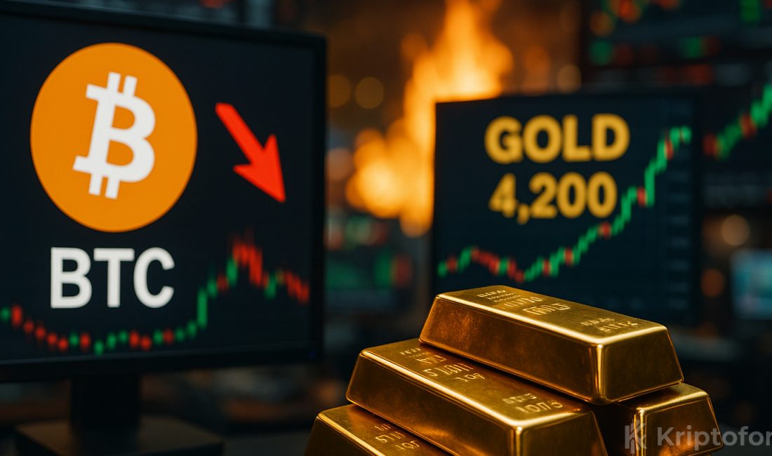 Piyasalar Ateş Altında: BTC Düştü ve Altın 4.200 Doları Aştı, Beyaz Saray’dan Veriler Açıklanmayabilir Sinyali Piyasaların ateşi akşam saatinde yükseldi. Altının on fiyatı 4.200 doları