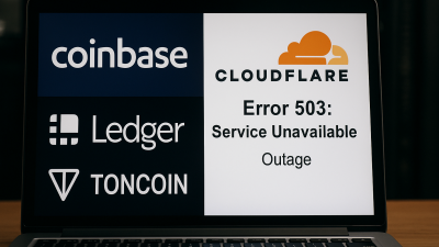 Cloudflare’deki büyük kesinti, Coinbase, Ledger ve Toncoin dahil birçok servisi