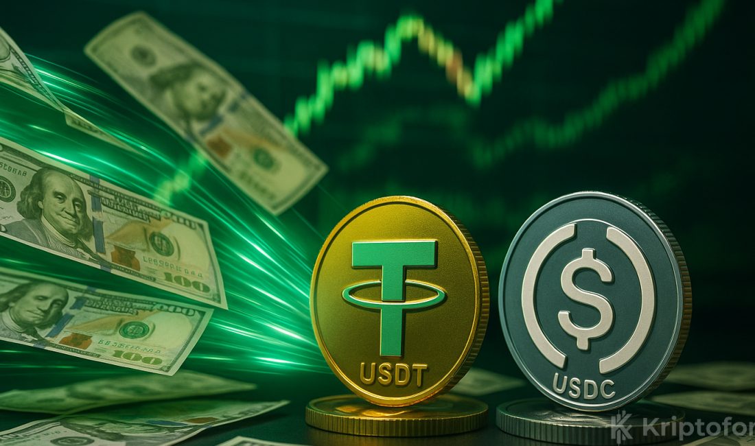 Piyasaya Para Akıyor: Tether’dan USDT, Circle’dan USDC Hamlesi Circle üç işlemle toplam 750 milyon USDC bastı. 10 Ekim