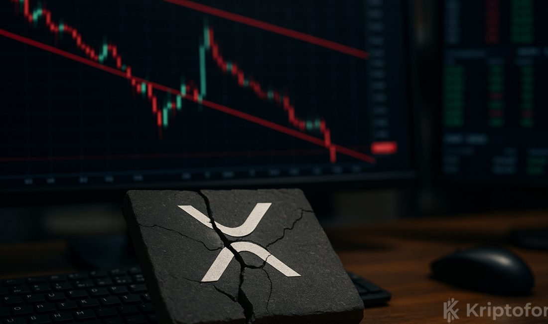 XRP, 8 saatlik grafikte alçalan kanalın tabanında tutunmaya çalışıyor. 2