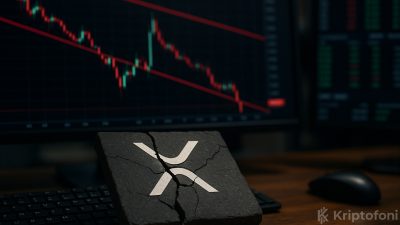 XRP, 8 saatlik grafikte alçalan kanalın tabanında tutunmaya çalışıyor. 2