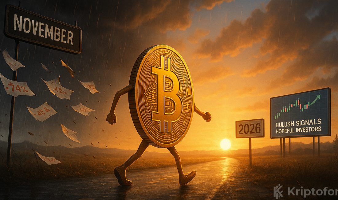 Zorlu Bir Kasım Ayının Ardından Bitcoin 2026’ya Güçlü Bir Başlangıç Yapabilir mi? Bitcoin Kasım ayında sert bir düşüş yaşadı ve yaklaşık %16,5