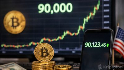 Kripto para birimi Bitcoin 90.000 dolar seviyesinin üzerine çıktı