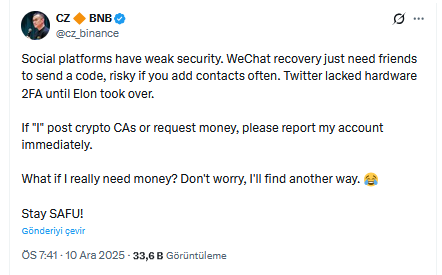 Binance’in Kurucusu Changpeng Zhao