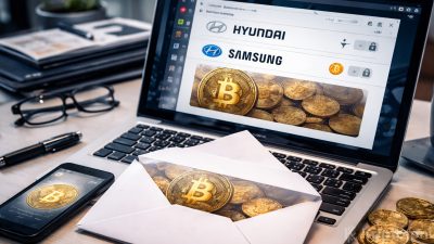 Seul'de Hyundai Group ve Hyundai Motor Group binalarına 13 Bitcoin