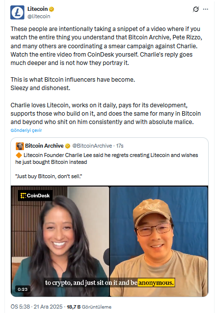 Litecoin Hesabının Açıklaması