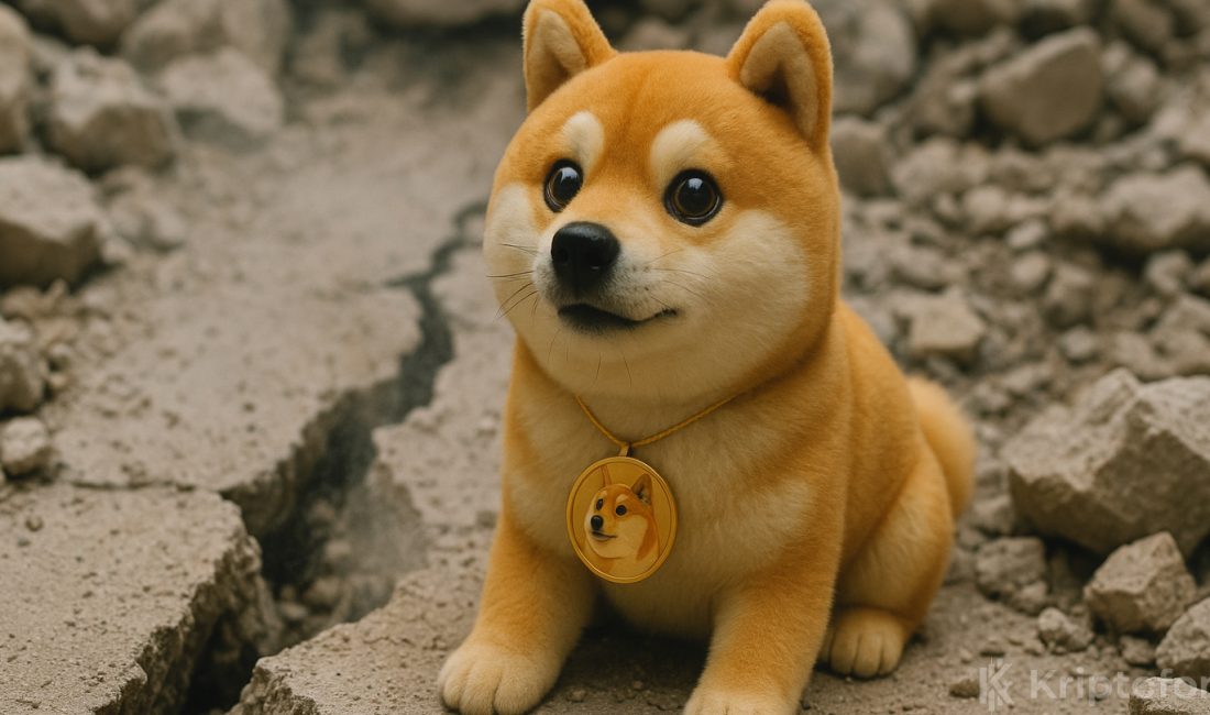 Dogecoin fiyatı 0,1420 doların altına indi ve 0,1326 dolarda kısa
