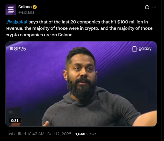 Solana Kurucu Ortağının Açıklamaları