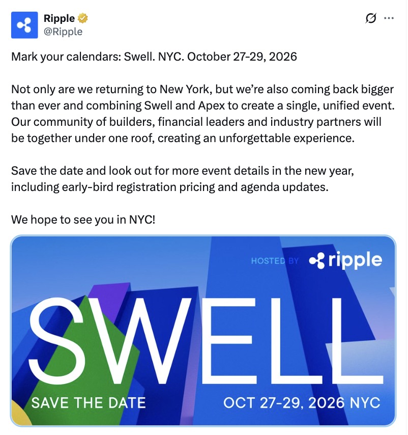  Ripple'ın Swell Duyurusu
