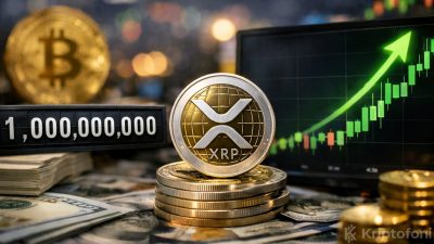 XRP Ledger’da ödeme hacmi 1.000.000.000 XRP üstüne çıktı. Yaklaşık 10