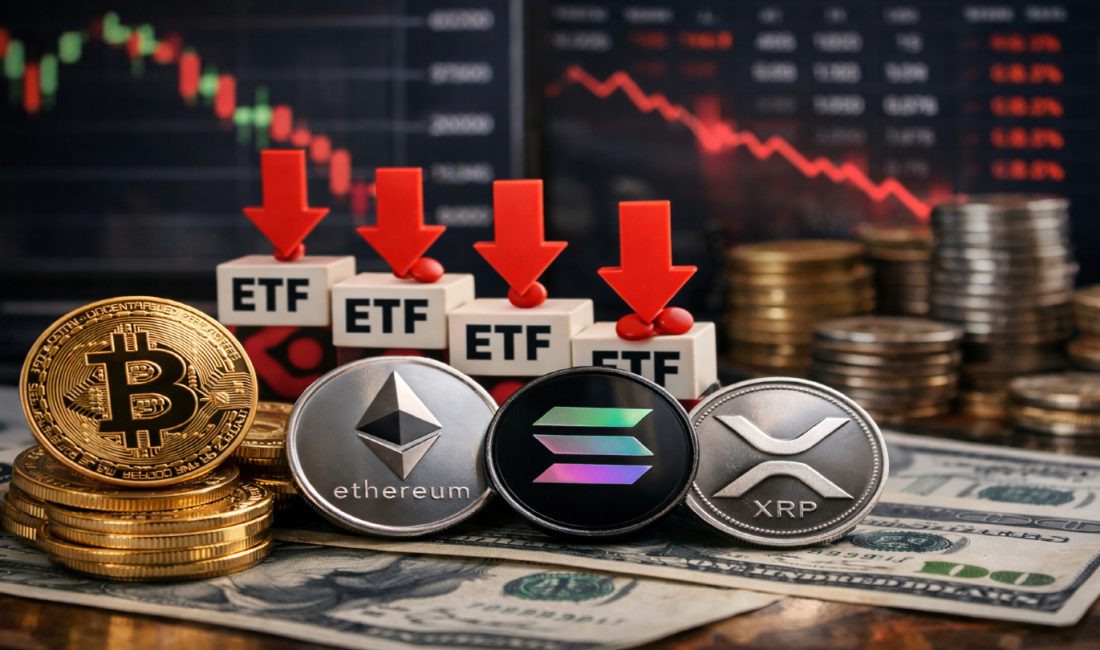 Bitcoin ETF’lerinde Çıkış Sürdü: Ethereum, Solana ve XRP ETF’lerinde İşte Rakamlar 23 Ocak’ta spot Bitcoin ETF’lerinde 104 milyon dolar net çıkışla