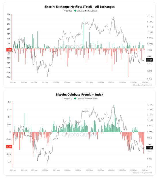 CryptoQuant Paylaşımındaki Bitcoin Verileri
