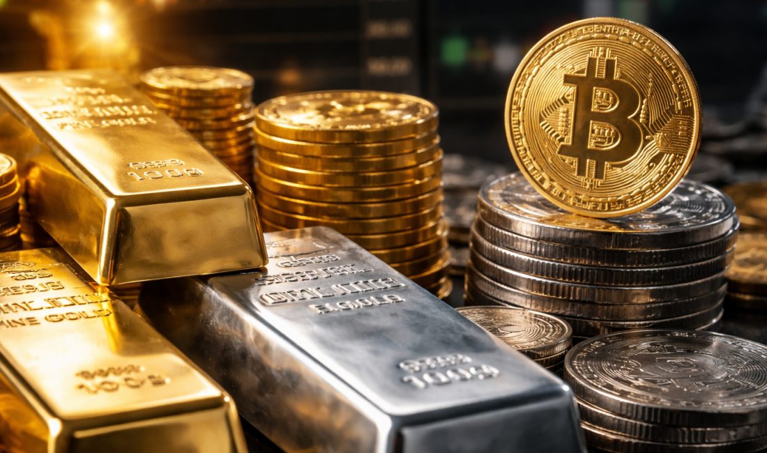 Pompliano Anlattı: Altın ve Gümüş Parladı, Bitcoin Neden Gecikti? Pompliano, metallerdeki rallinin merkez bankası alımları ve sanayi talebiyle beslendiğini