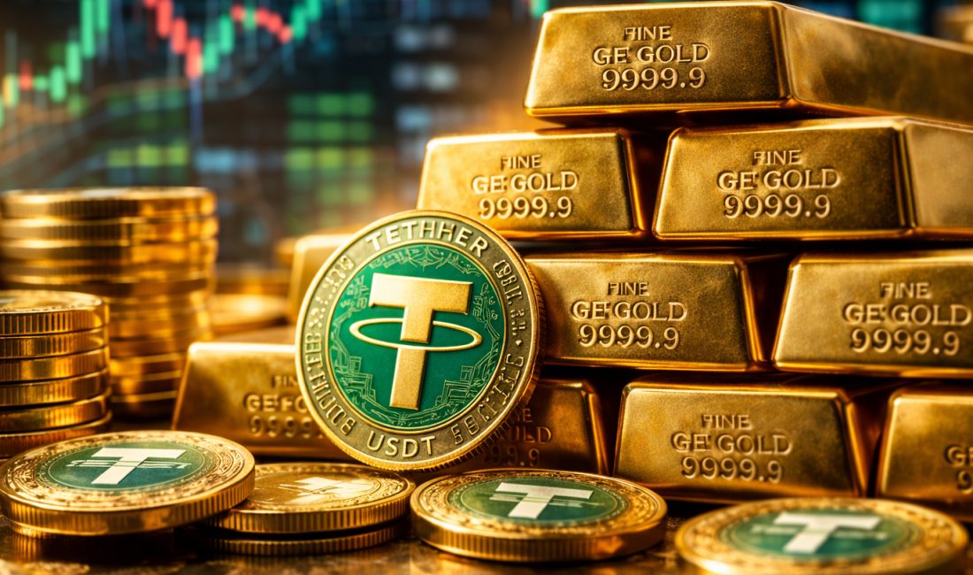 Bloomberg, Tether’in 140 tonun üzerinde altın tuttuğunu ve değerin yaklaşık