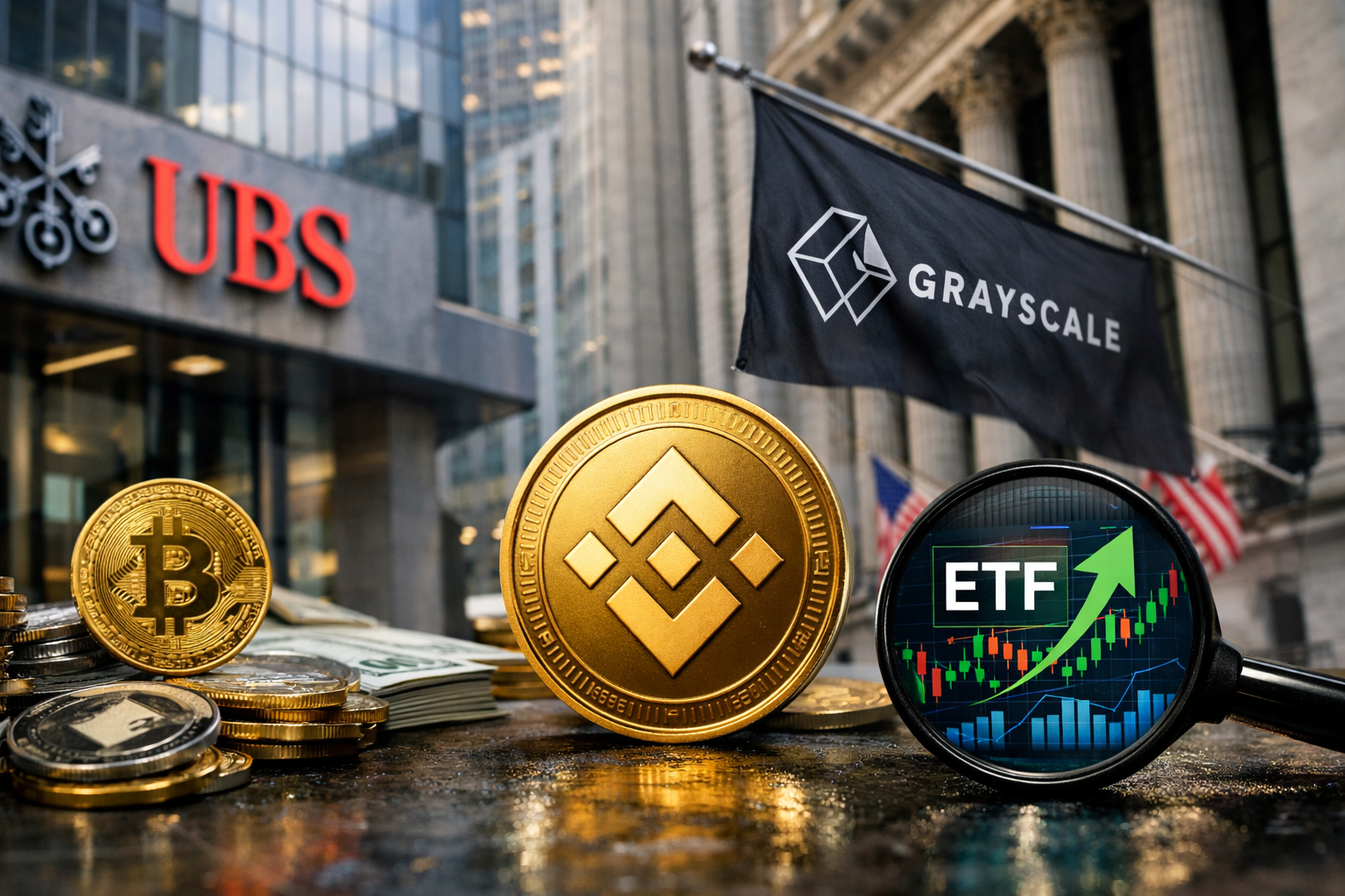 UBS Kripto Paraya Isınırken Grayscale Sahneye Çıktı: BNB İçin ETF Sinyali - 1