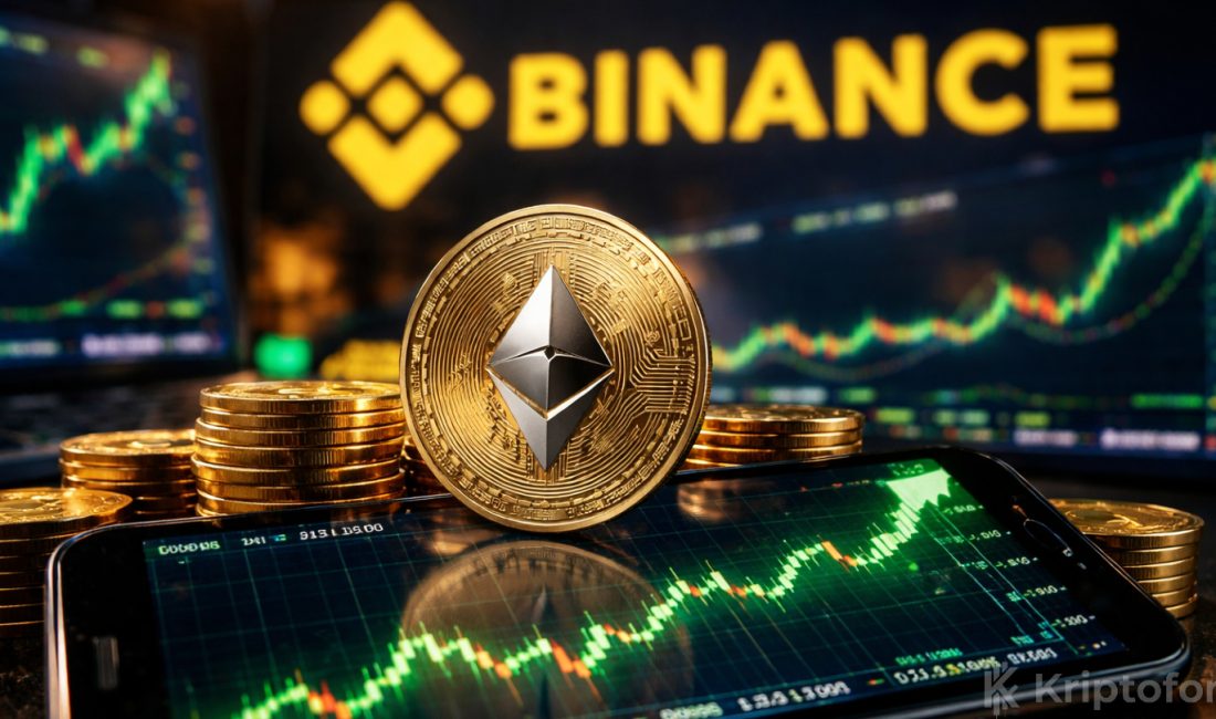 Aralık ayında Binance’te Ethereum rezervi yaklaşık 4,17 milyon ETH seviyesine