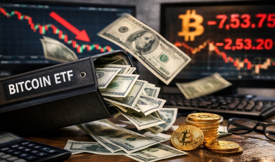 Bitcoin ETF’lerinde Sert Para Çıkışı ABD spot Bitcoin ETF’lerinde toplam 708,7 milyon dolar net çıkış