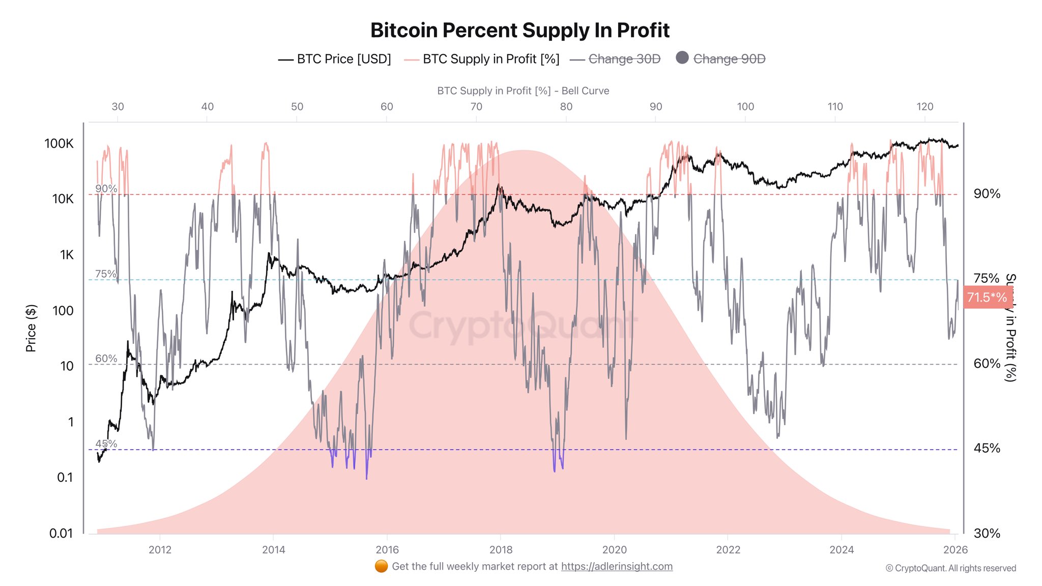 Bitcoin Kardaki Arz Yüzdesi