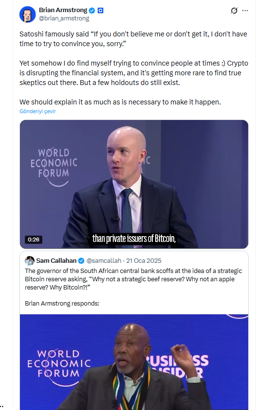 Coinbase CEO’su Brian Armstrong