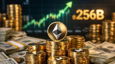 Altcoin lideri Ethereum’un resmi staking kontratında 77,85 milyon ETH birikti.