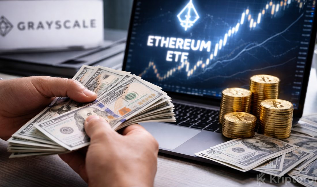 Grayscale, Ethereum staking gelirlerini ETF hissedarlarına ilk kez nakit olarak