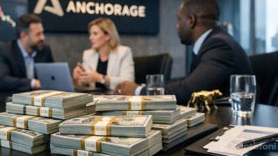 Anchorage Digital, Bloomberg’e göre 200 milyon doların üzerinde fon arıyor.