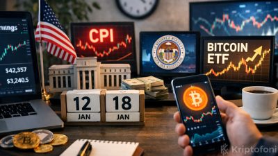 12–18 Ocak 2026 haftasında kripto para piyasası ABD TÜFE-ÜFE verileri