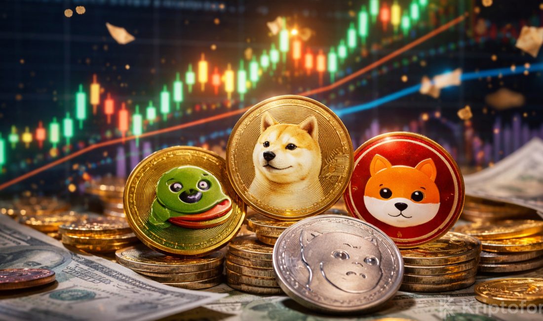 CryptoQuant verileri memecoin ağırlığının Aralık 2025’te 0,032 ile tarihi dibe