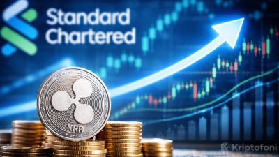 Standard Chartered, XRP için 8 dolar civarında yeni zirve ihtimalini