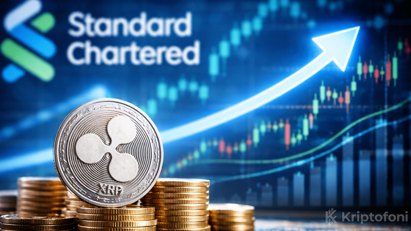Standard Chartered, XRP için 8 dolar civarında yeni zirve ihtimalini