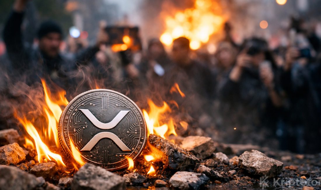 XRP 2026’ya yüzde 10’luk bir artışla başlasa da Santiment sosyal